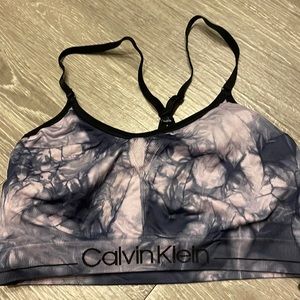 Calvin Klein tie die sports bra
